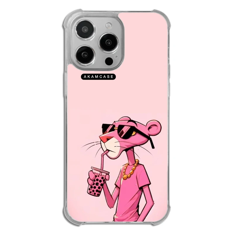 کاور آکام مدل AMC-WTA14PROMAX-PINK PANTHER2 مناسب برای گوشی موبایل اپل iPhone 14 Pro Max