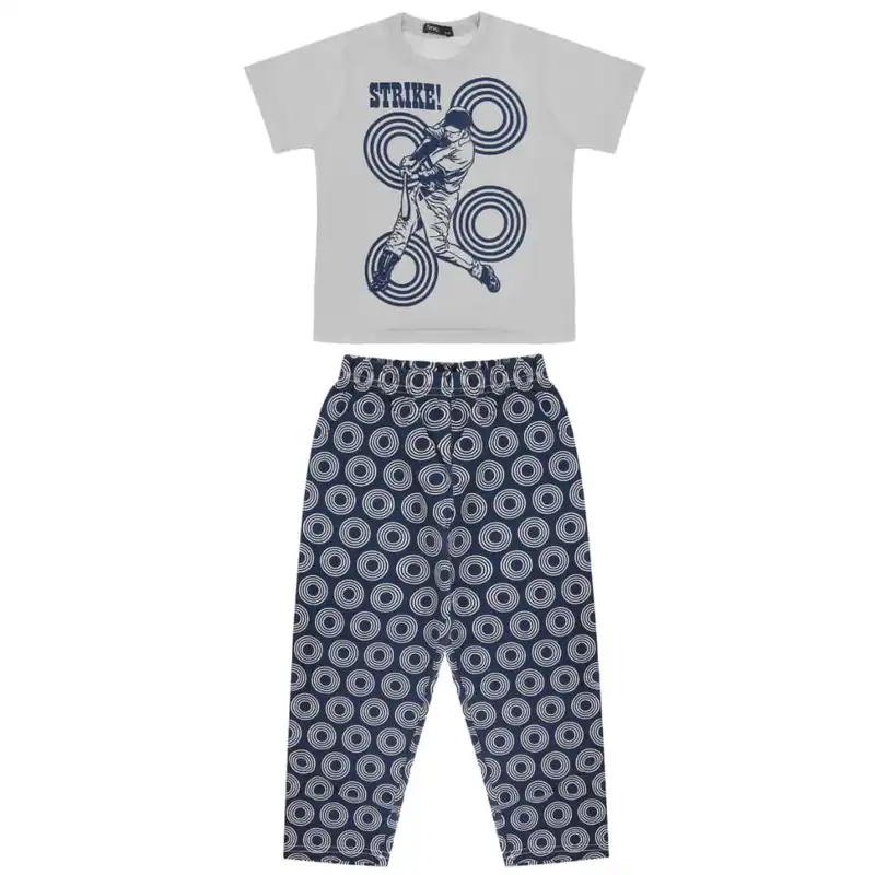 ست تی شرت و شلوار بچگانه آی ان سی مدل SLEEP WEAR