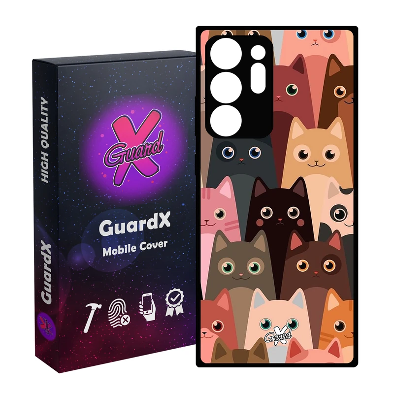 کاور گارد ایکس طرح Cat مدل Glass10067 مناسب برای گوشی موبایل سامسونگ Galaxy Note 20 Ultra