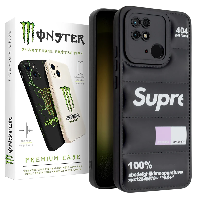  کاور مانستر مدل Pufer Jacket مناسب برای گوشی موبایل شیائومی Redmi 10c / Poco C40