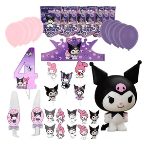 مجموعه 38 عددی دکور تم تولد مدل کرومی و ملودی کد 04