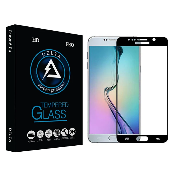 محافظ صفحه نمایش شیشه ای دلتا مدل HD مناسب برای گوشی موبایل سامسونگ Note 5