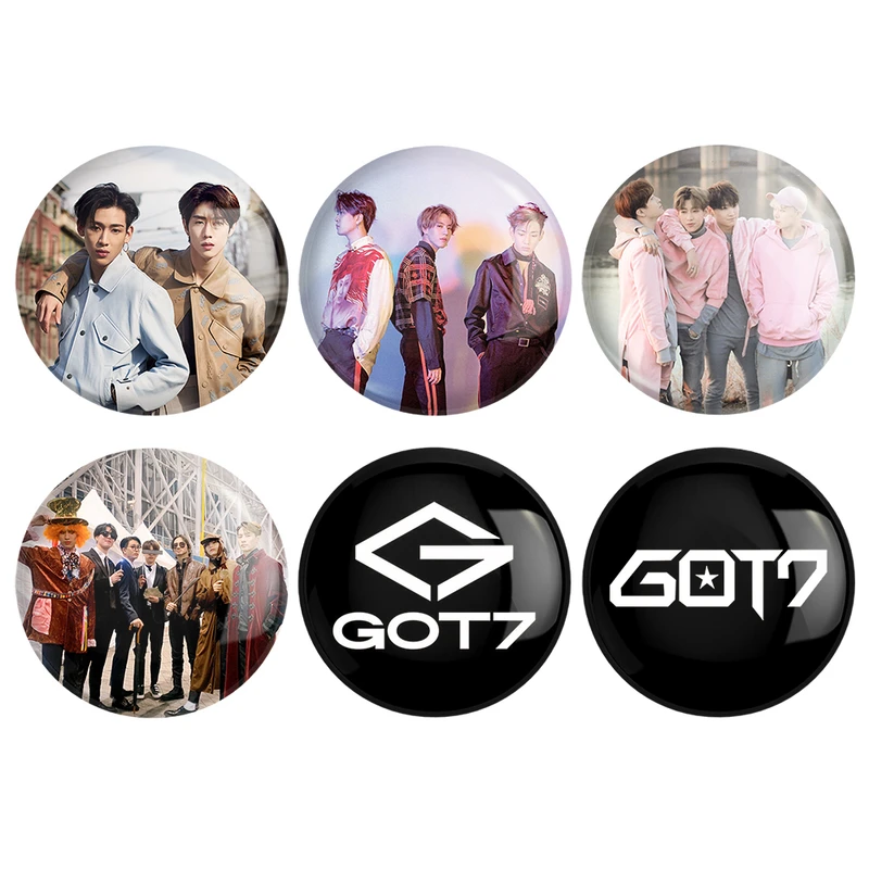 مگنت خندالو طرح گروه گات سون کد 1254B مجموعه 6 عددی