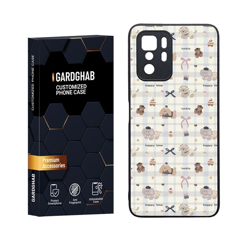 کاور گارد قاب مدل دورژله ای فانتزی مناسب برای گوشی موبایل شیائومی Poco X3 GT / Redmi Note 10 Pro 5G