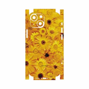MAHOOT Yellow-Flower-FullSkin Cover Sticker for Apple iPhone 13 Mini