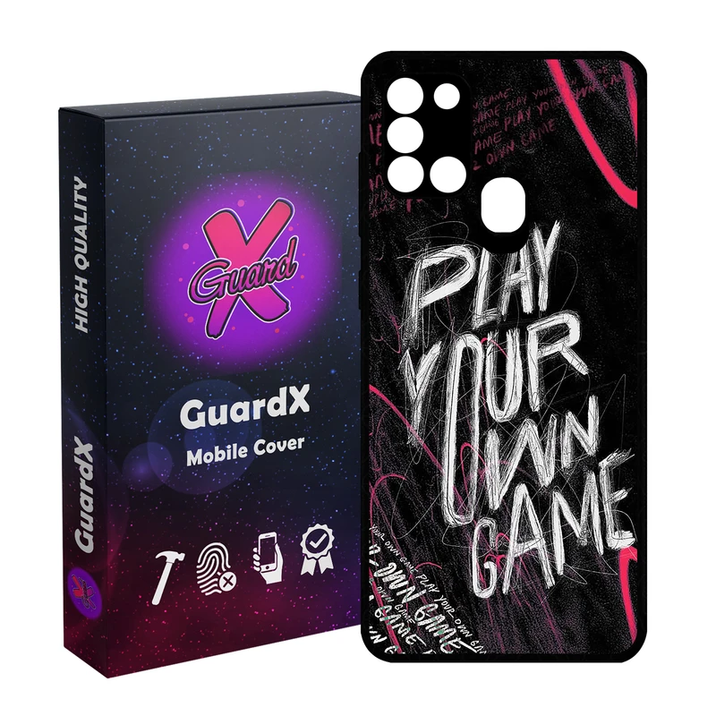 کاور گارد ایکس طرح متن مدل 10717 مناسب برای گوشی موبایل سامسونگ Galaxy A21s