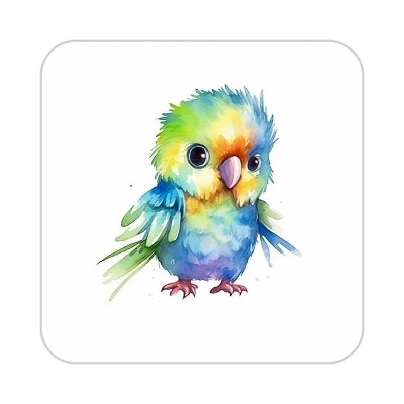 زیر لیوانی کاکتی طرح حیوانات رنگی مدل mp27073