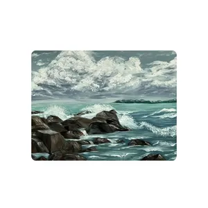 تابلو نقاشی رنگ روغن مدل دریا