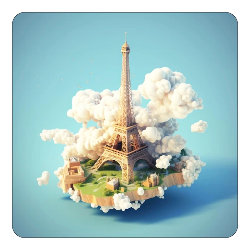 مگنت کاکتی طرح پاریس Paris مدل mp55235