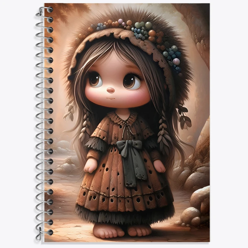 دفتر نت موسیقی 50 برگ خندالو طرح دخترانه کد F6157