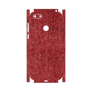 MAHOOT Fabric Texture 4-FullSkin Cover Sticker for Motorola Moto E6 Play