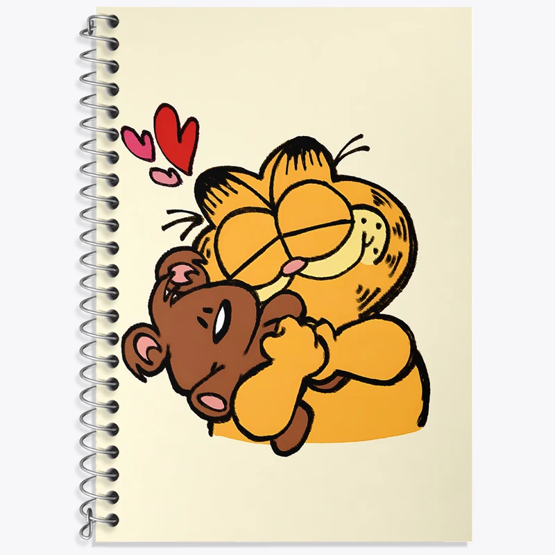دفتر نت موسیقی 50 برگ خندالو طرح گارفیلد (Garfield)  کد N5074