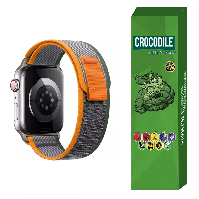 بند کروکودیل مدل Trail Loop مناسب برای اپل واچ  Ultra 49 