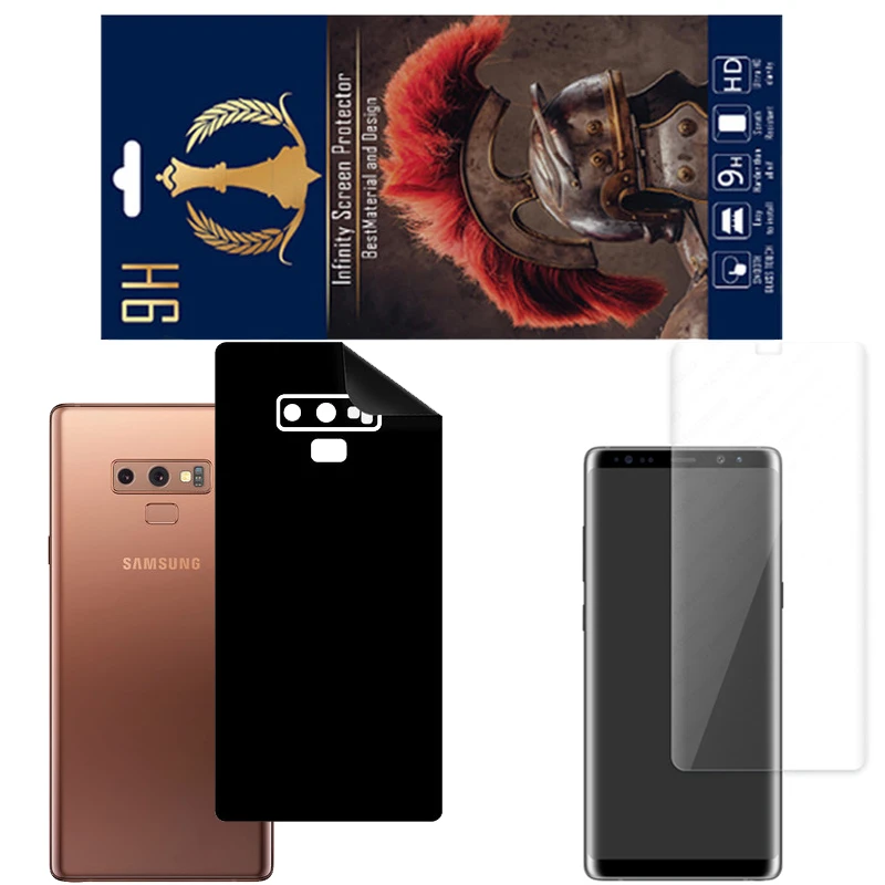 برچسب پوششی اینفینیتی مدل RG مناسب برای گوشی موبایل سامسونگ Galaxy Note 9 به همراه محافظ صفحه نمایش
