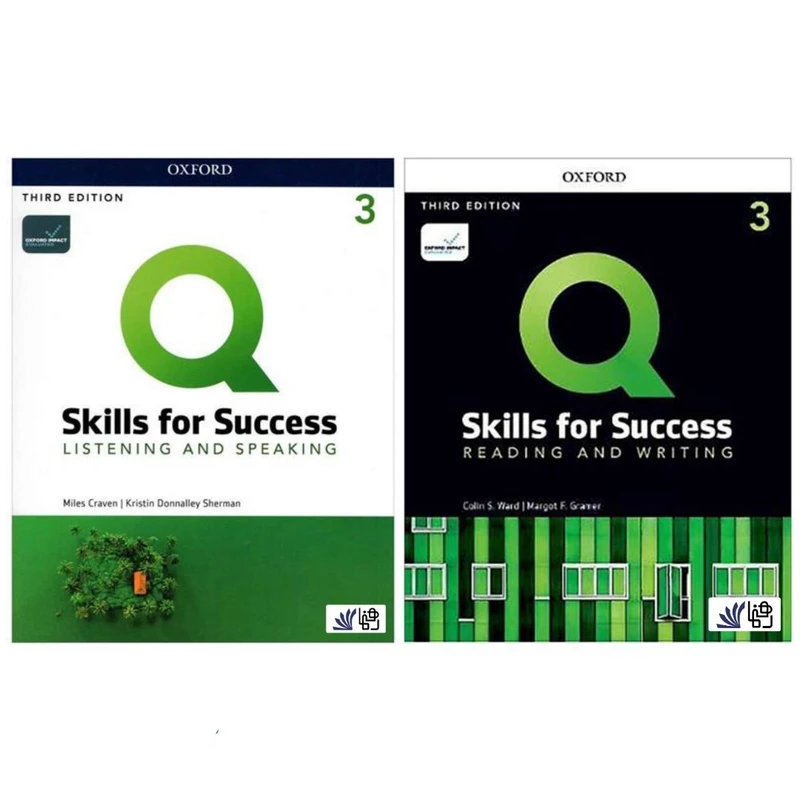 کتاب Q Skills for Success 3rd 3 اثر Kevin McClure and Mari Vargo انتشارات رهنما 2جلدی