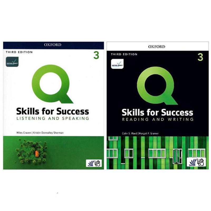 کتاب Q Skills for Success 3rd 3 اثر Kevin McClure and Mari Vargo انتشارات رهنما 2جلدی