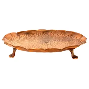 شیرینی خوری مسی مدل زاوش کد 1