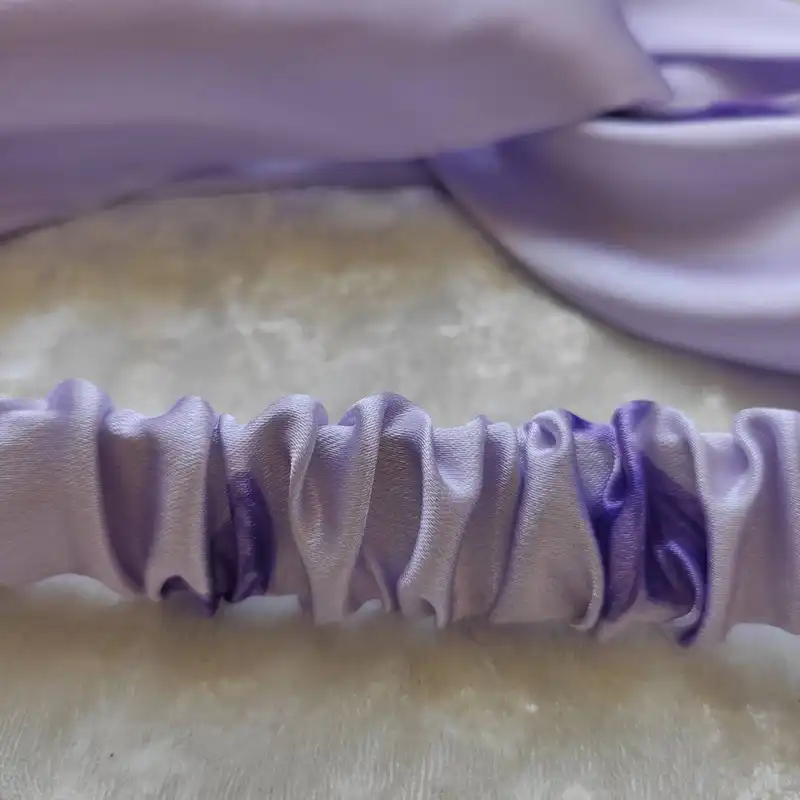 هدبند زنانه مدل گره ای ساتن ابریشم طرح پروانه