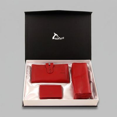 ست هدیه زنانه چرم بارز مدل DS45.nw