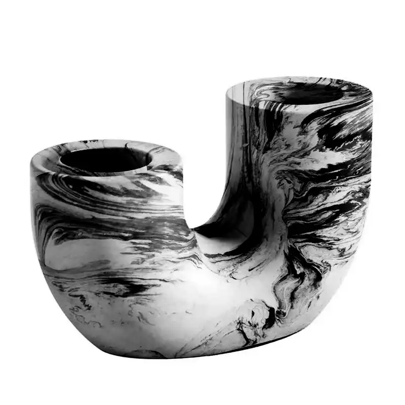 جاشمعی مدل U طرح مرمر