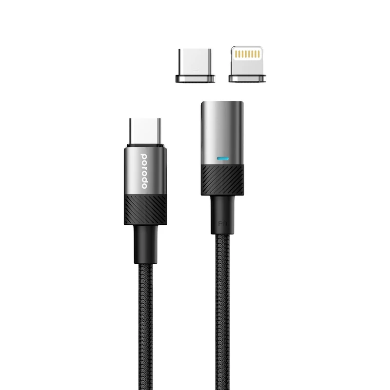کابل تبدیل USB-C به لایتنینگ / USB-C پرودو مدل PD-100WC2CL طول 1.2 متر
