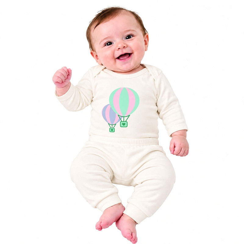 ست بادی و شلوار نوزادی نیل کوک مدل CUTIE BALLOON
