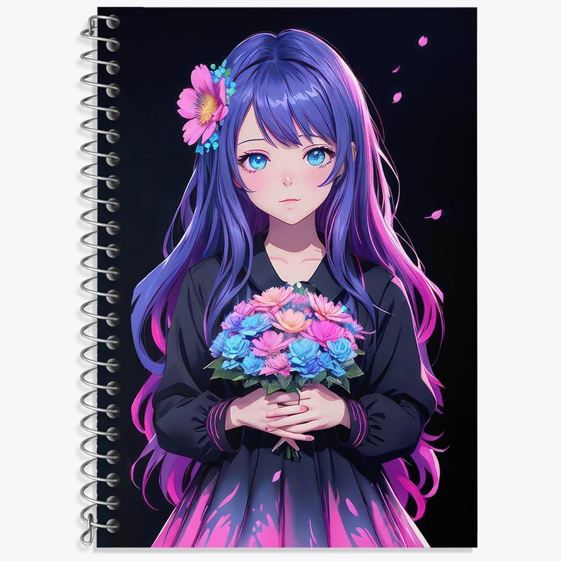 دفتر لغت 50 برگ خندالو طرح دخترانه کد N1409