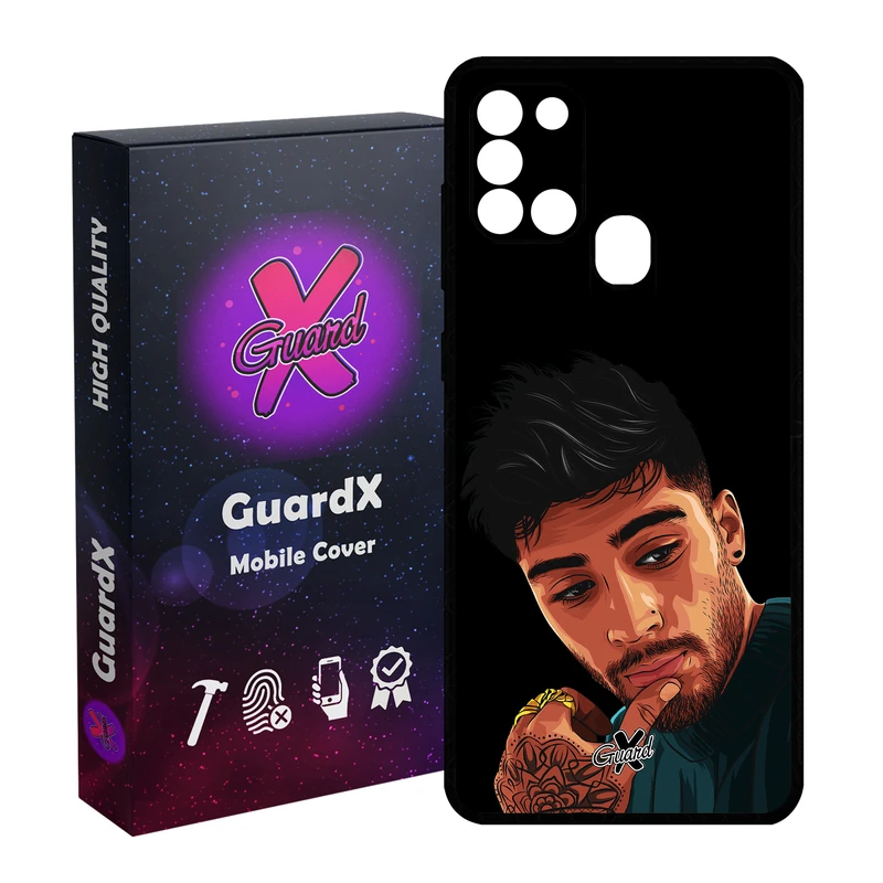 کاور گارد ایکس طرح Zayn مدل Glass10368 مناسب برای گوشی موبایل سامسونگ Galaxy A21s