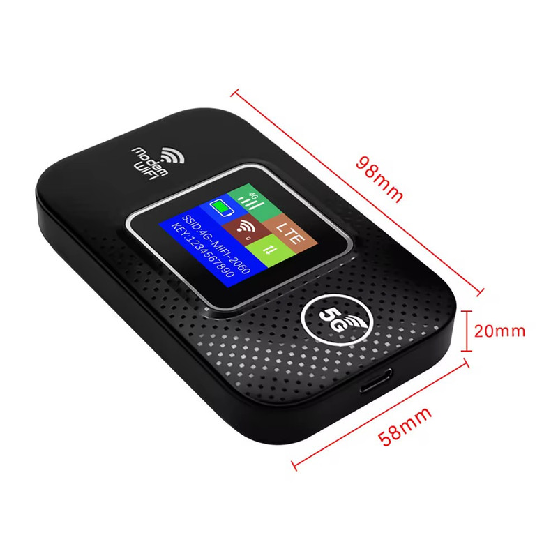 مودم 4G LTE قابل حمل مدل M9S-E  LCD