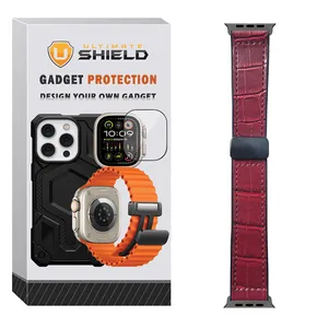 Ultimate Shield BB Leather Mag Band for Apple Watch Series 10 size 46mm