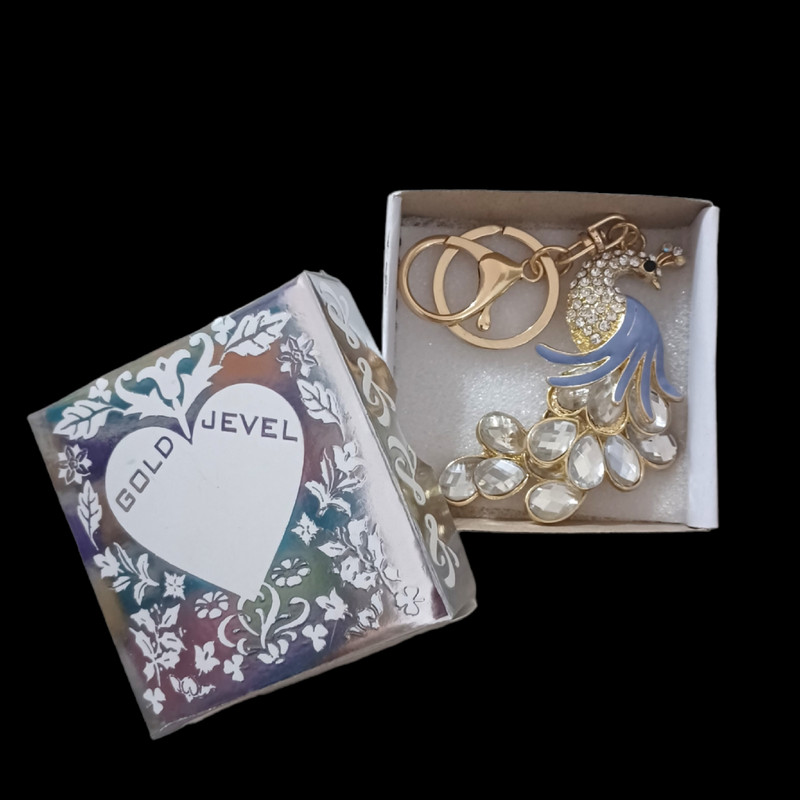 جاکلیدی دخترانه مدل کادویی طرح نگین دار جاکلیدی دخترانه مدل کادویی طرح نگین دار