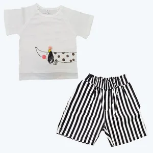 ست تی شرت و شلوارک بچگانه مدل سگ کد SB 171