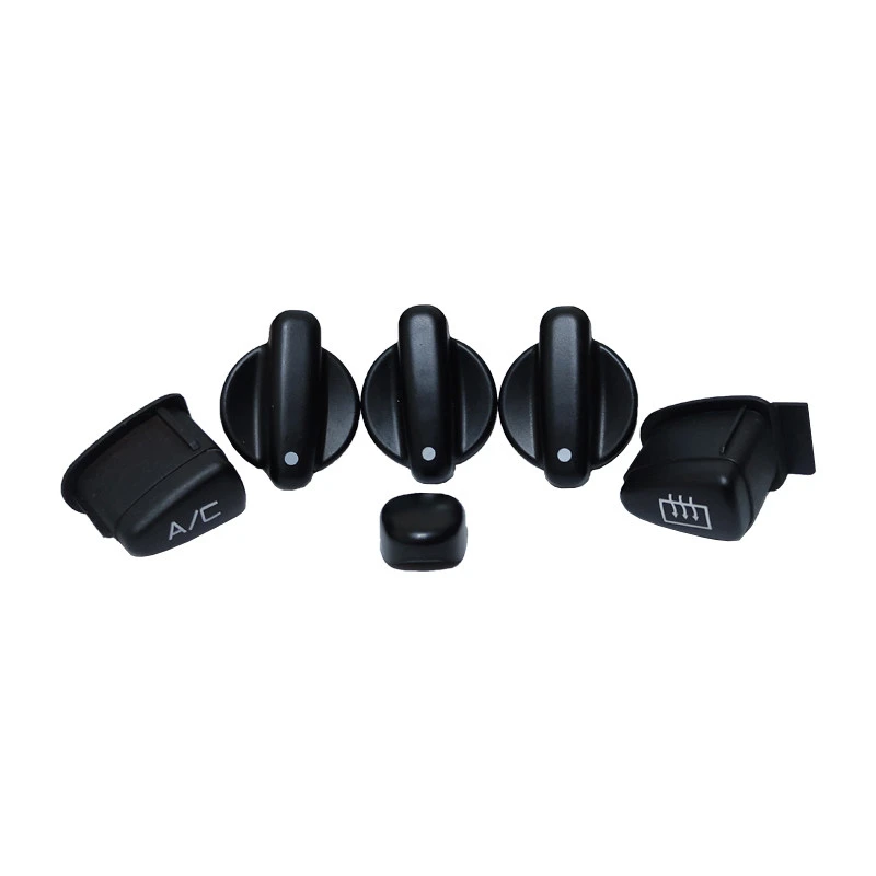کلید کنترل پنل بخاری قطعه سازان کبیر مدل KEY-206-427 مناسب برای پژو 206 بسته 6 عددی