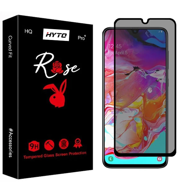 محافظ صفحه نمایش حریم شخصی هیتو مدل Rose Secret مناسب برای گوشی موبایل سامسونگ Galaxy A70 / A70s