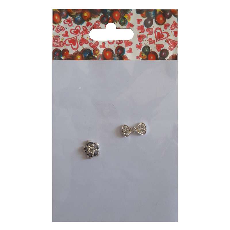 نگین ناخن مدل پاپیون مجموعه 2 عددی