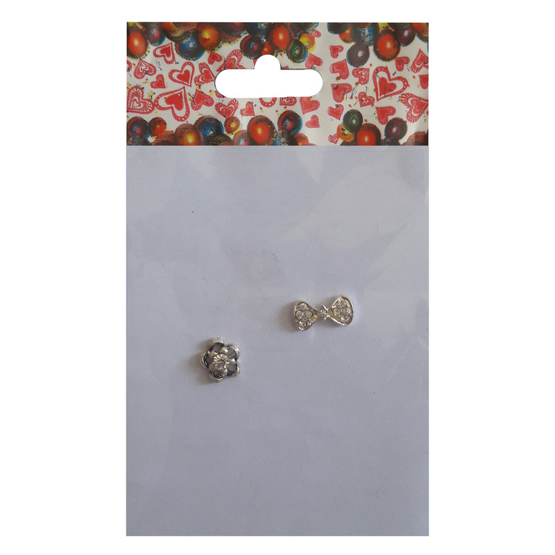 نگین ناخن مدل پاپیون مجموعه 2 عددی