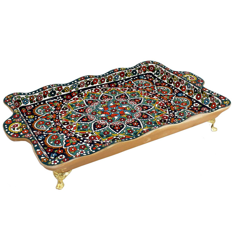 سینی میناکاری دست نگار کد 06-12