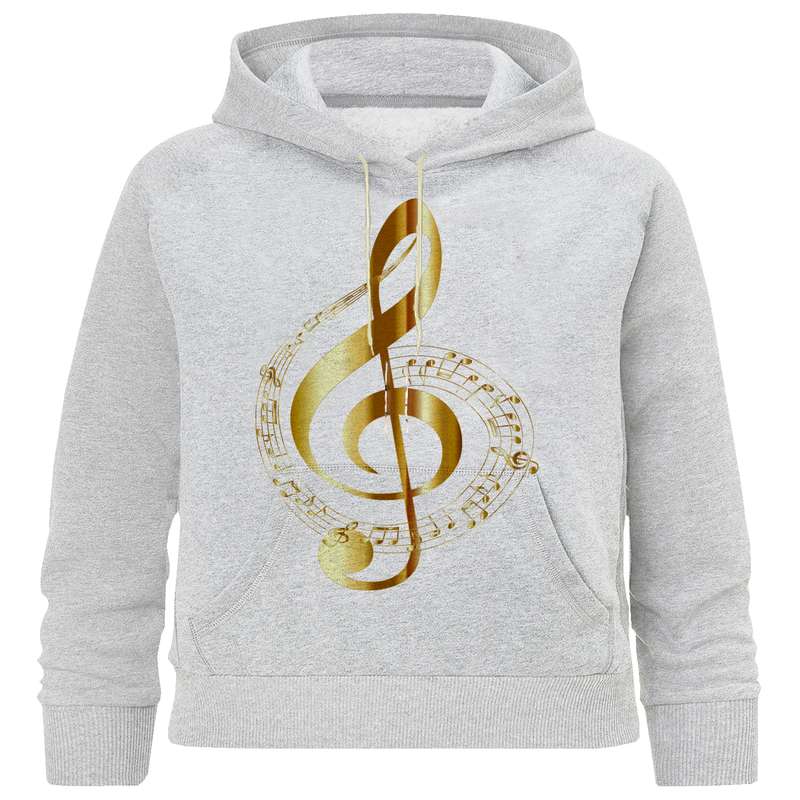 هودی دخترانه مدل M 40 نت موسیقی
