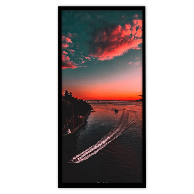 تابلو بکلیت طرح منظره غروب آفتاب مدل B-S3286