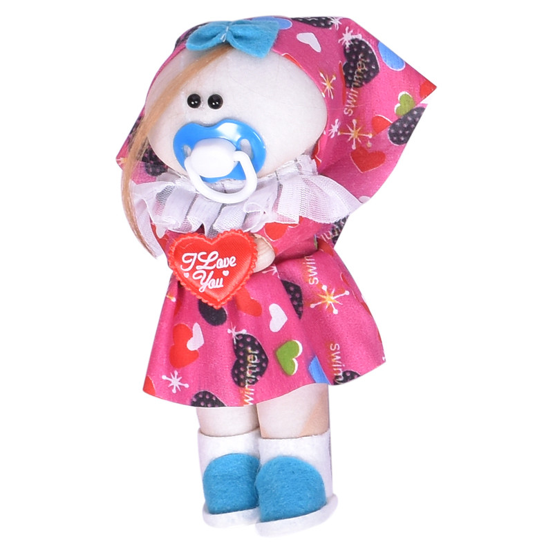 عروسک مدل دختر روسی کد 875 ارتفاع 23 سانتی متر