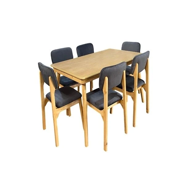 میز و صندلی ناهارخوری شش نفره گالری والریان مدل pro06kh