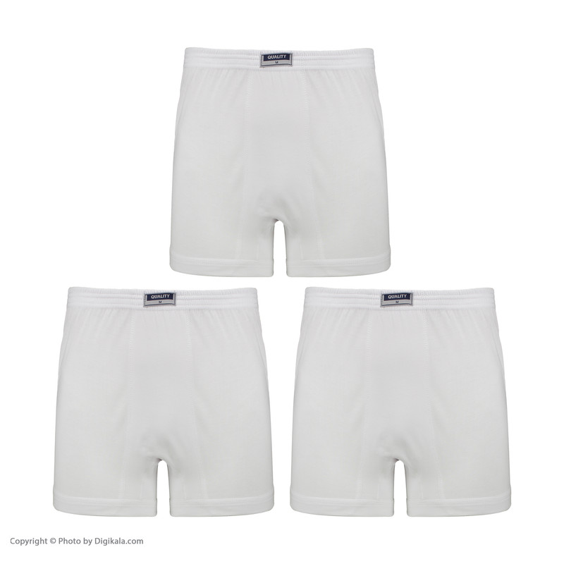 شورت مردانه کوالیتی مدل QR 126 بسته 3 عددی