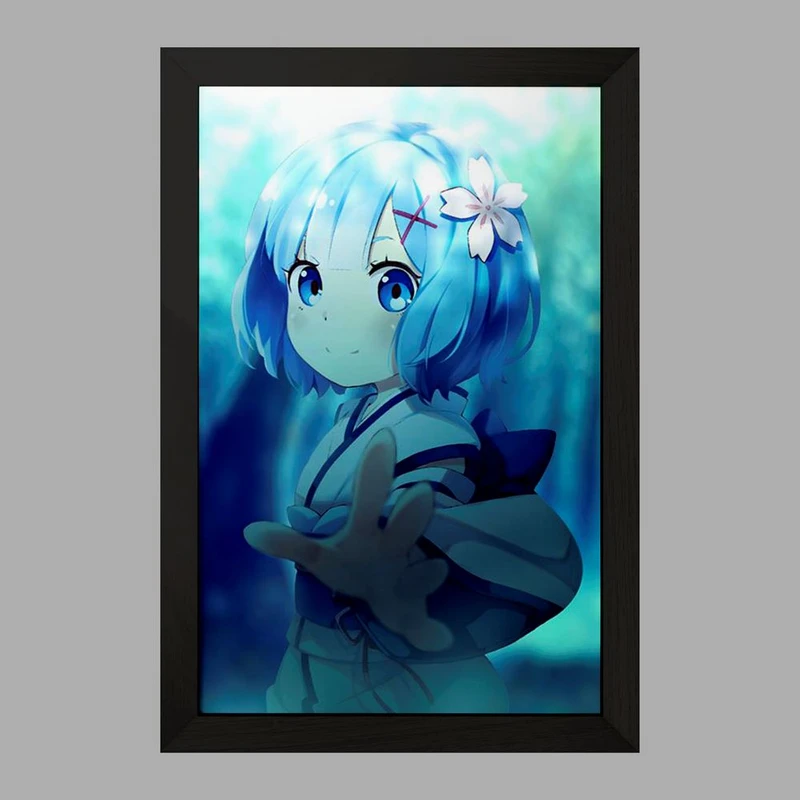 تابلو خندالو مدل رم انیمه ری زیرو ReZero   کد 12854