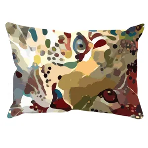 رو بالشی مدل پلنگ دورو طرح دار کد 140069