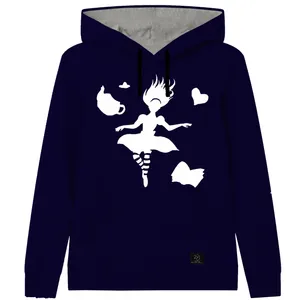 هودی دخترانه 27 مدل GIRL کد V16 رنگ سرمه ای