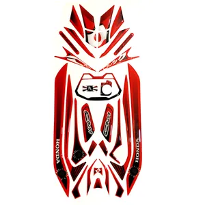 برچسب بدنه موتورسیکلت مدل HOA-10 مجموعه 30 عددی