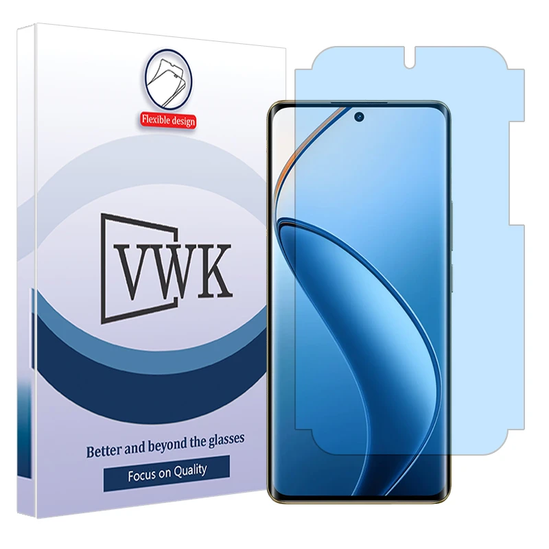 محافظ صفحه نمایش مات آنتی بلو وی دبلیو کی مدل Tough مناسب برای گوشی موبایل ریلمی 12 Pro Plus