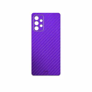 MAHOOT Purple-Fiber Cover Sticker for Samsung Galaxy A52 5G