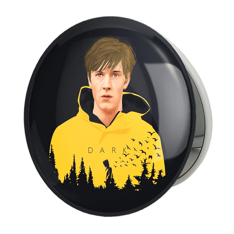 آینه جیبی خندالو طرح جوناس کانوالد سریال دارک Dark مدل تاشو کد 10178 