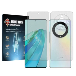 Nano tech matte screen protector suitable for Honor X9a mobile phone along with back of the phone